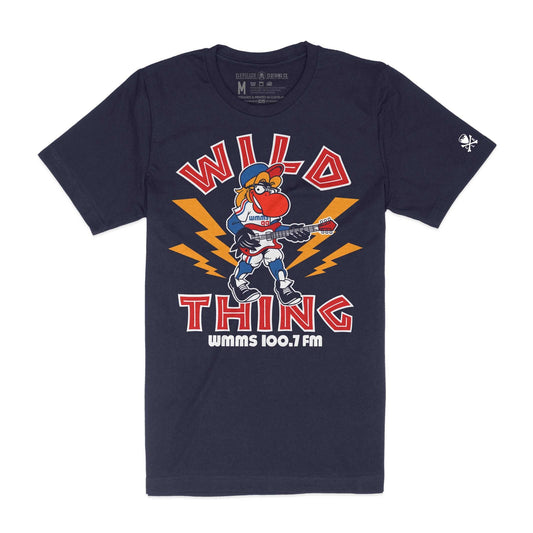 WMMS 100.7 FM The Buzzard Wild Thing - Mens/Unisex Crew T-Shirt *Officially Licensed