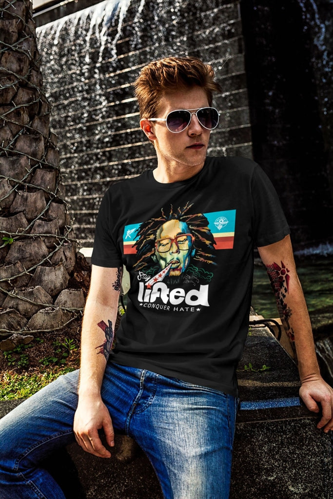 "Lifted Americana BLK" Uni-Sex Tee