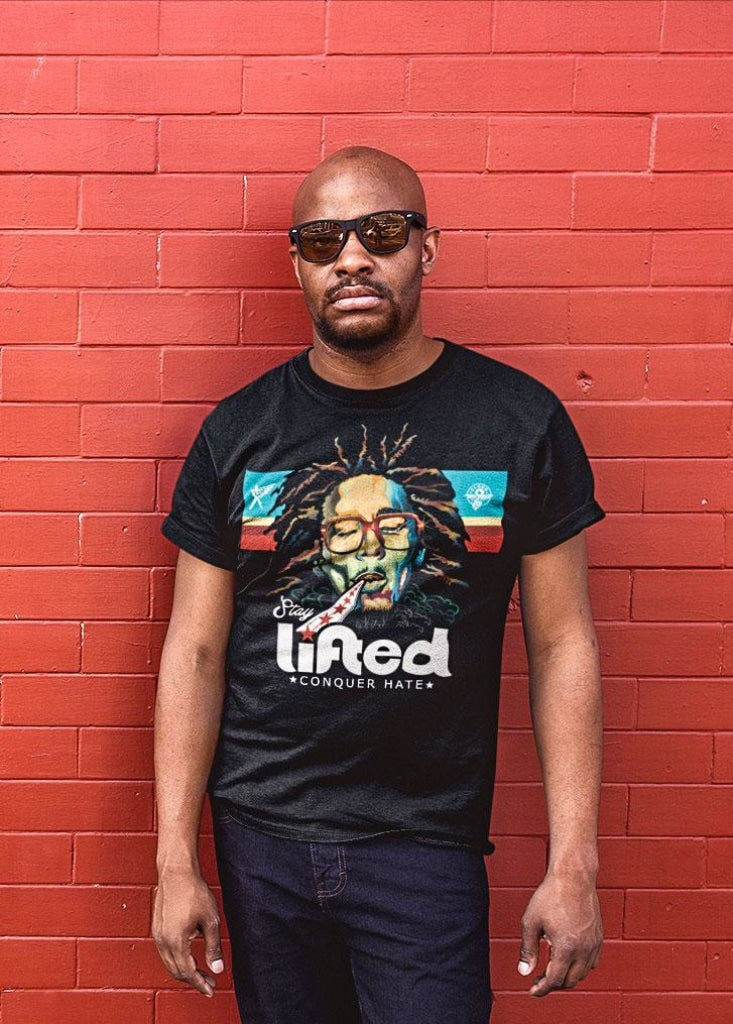 "Lifted Americana BLK" Uni-Sex Tee