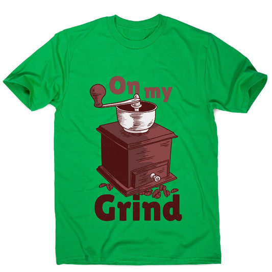 Manual coffee grinder - men's funny premium t-shirt