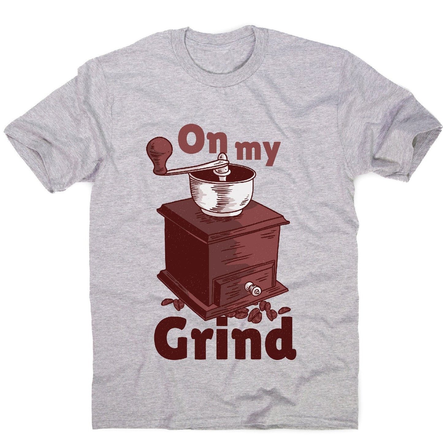 Manual coffee grinder - men's funny premium t-shirt
