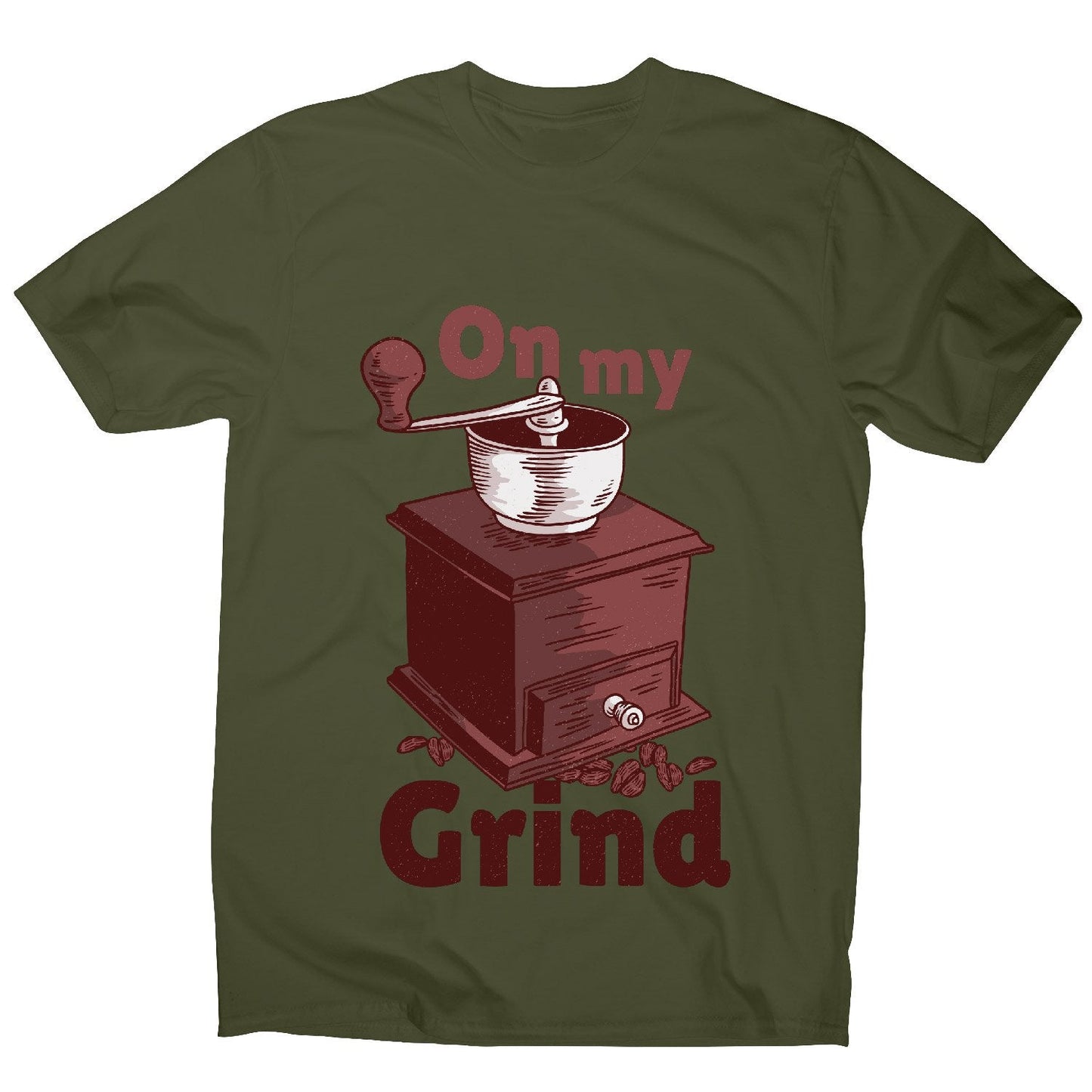 Manual coffee grinder - men's funny premium t-shirt
