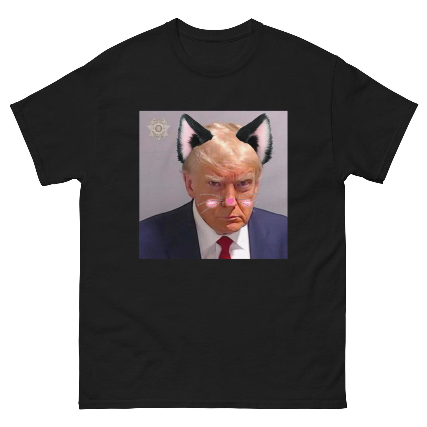Catboy Trump Mugshot Cringey Tee Style001