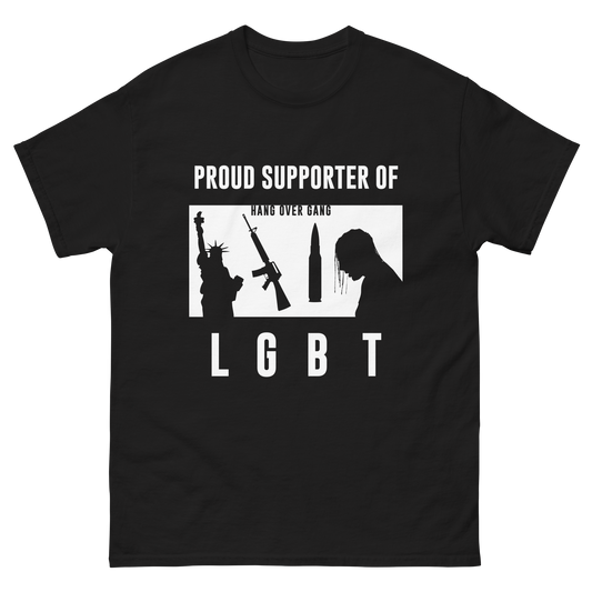 "L G B T" Proud Supporter T-Shirt
