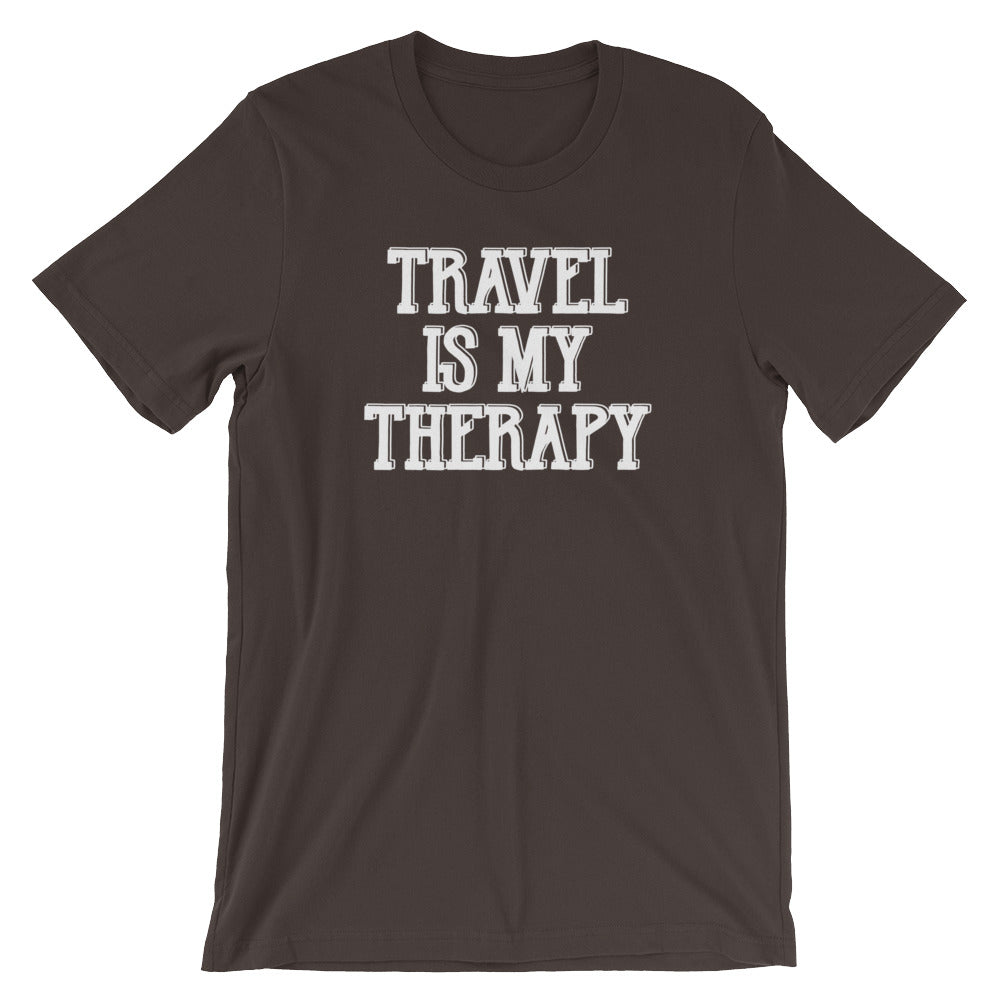 Travel Is My Therapy T-Shirt (Unisex)