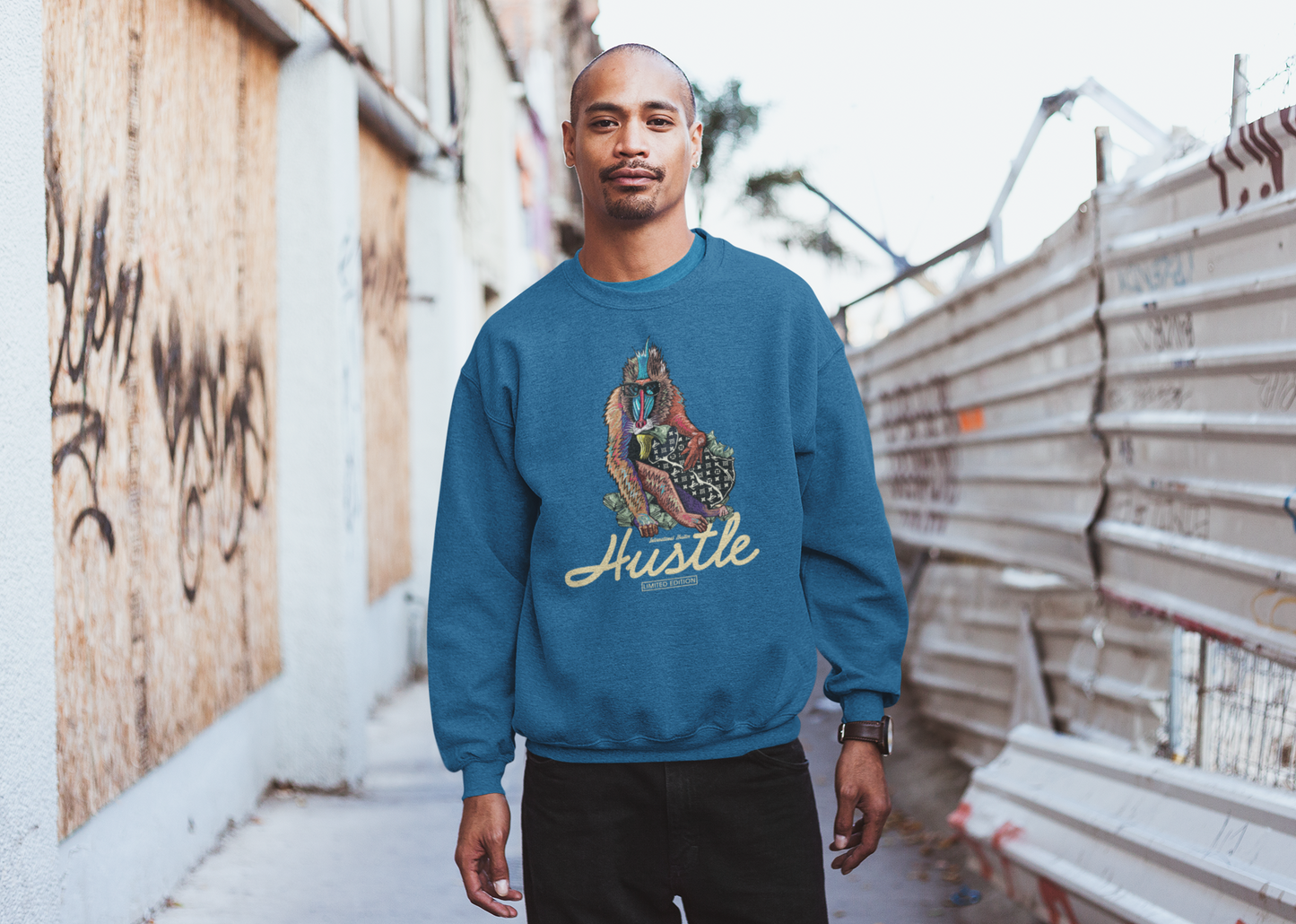"HTL Mammal" Limited Edition Crewneck Sweatshirt Uni Sex