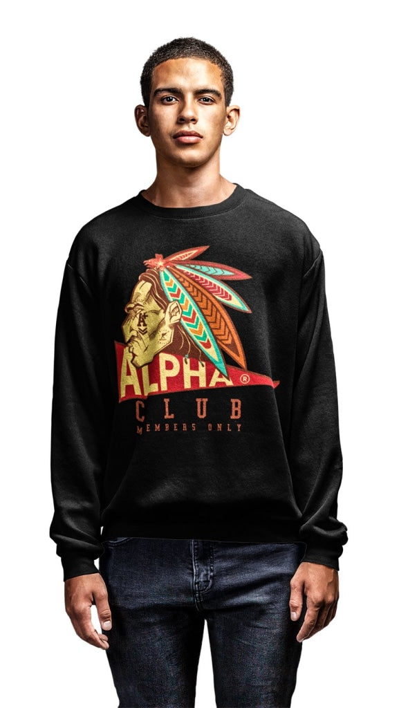 "Native Alpha" Crewneck Sweatshirts