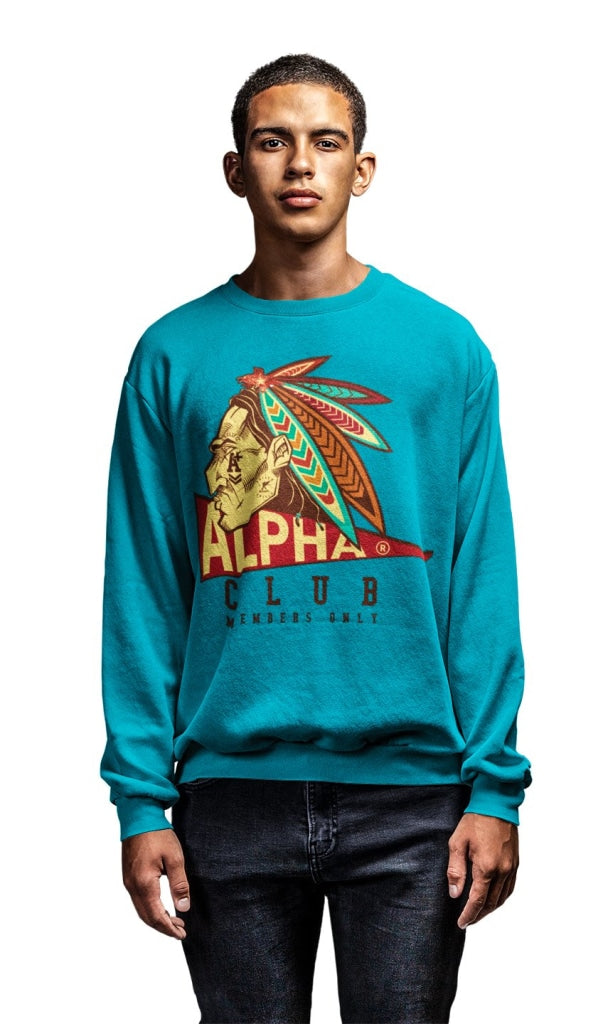 "Native Alpha" Crewneck Sweatshirts