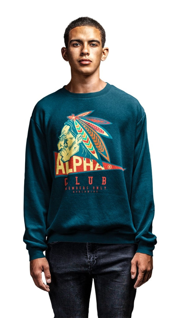 "Native Alpha" Crewneck Sweatshirts