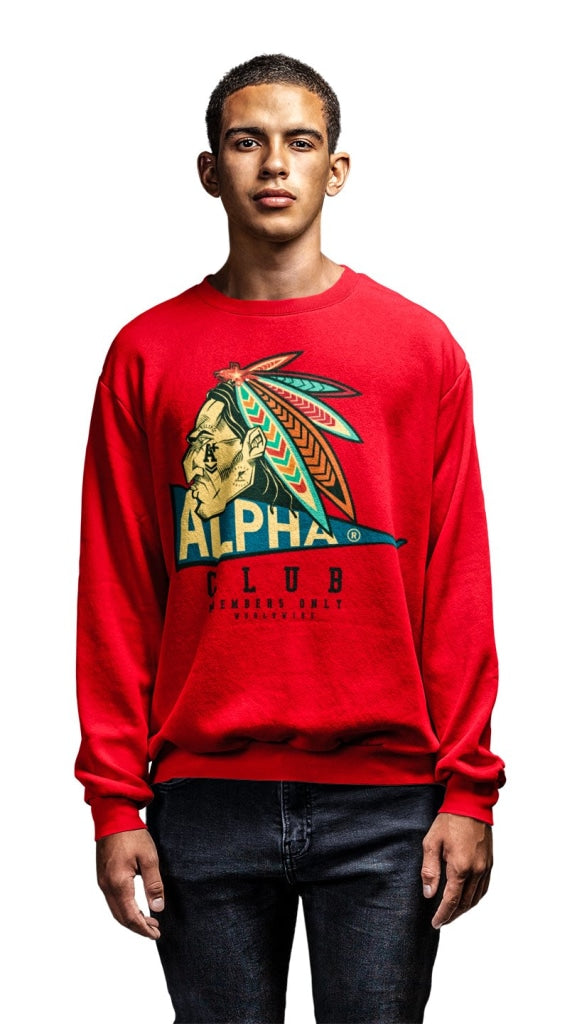 "Native Alpha" Crewneck Sweatshirts