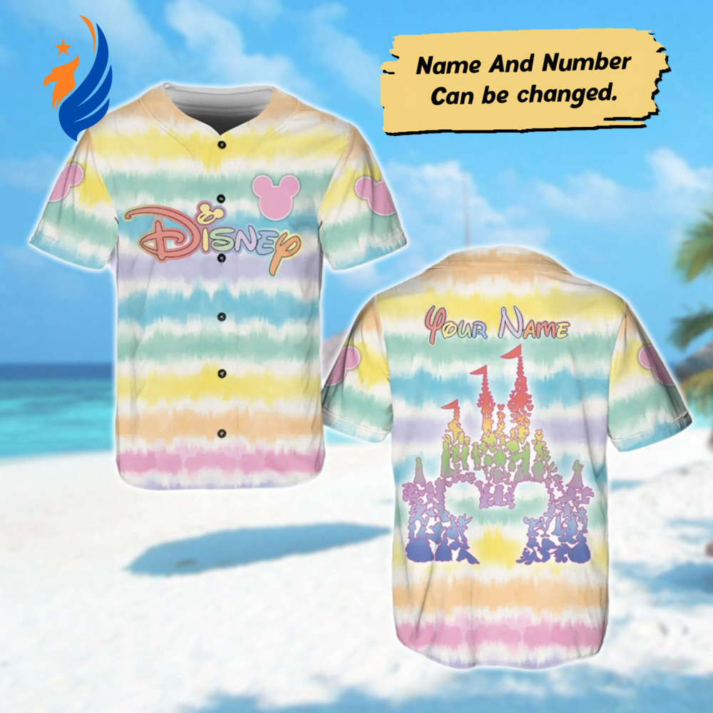 Custom Mickey and Friends Baseball Jersey - Personalized Cartoon Shirt for Magic Kingdom Family Trip - Perfect Gift! - Bafud