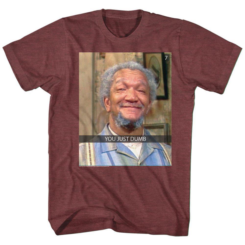 Redd Foxx You Just Dumb Snap Boyfriend Tee Hoodie, Sweatshirt | VibeWeaveTees.com