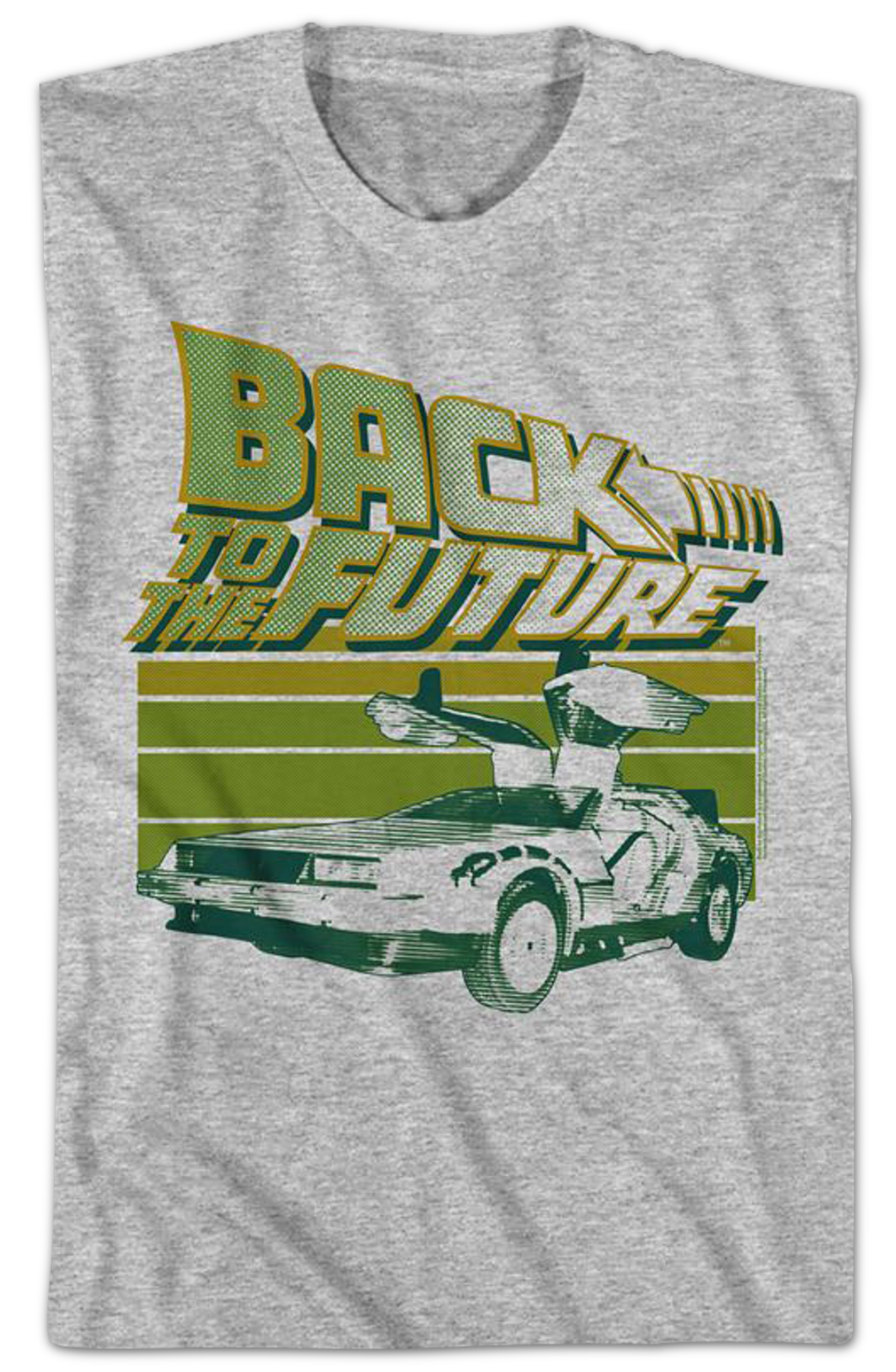 Retro Time Traveling DeLorean Back To The Future T-Shirt