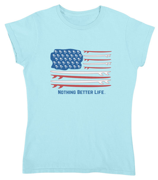 Women's USA Surf Tee