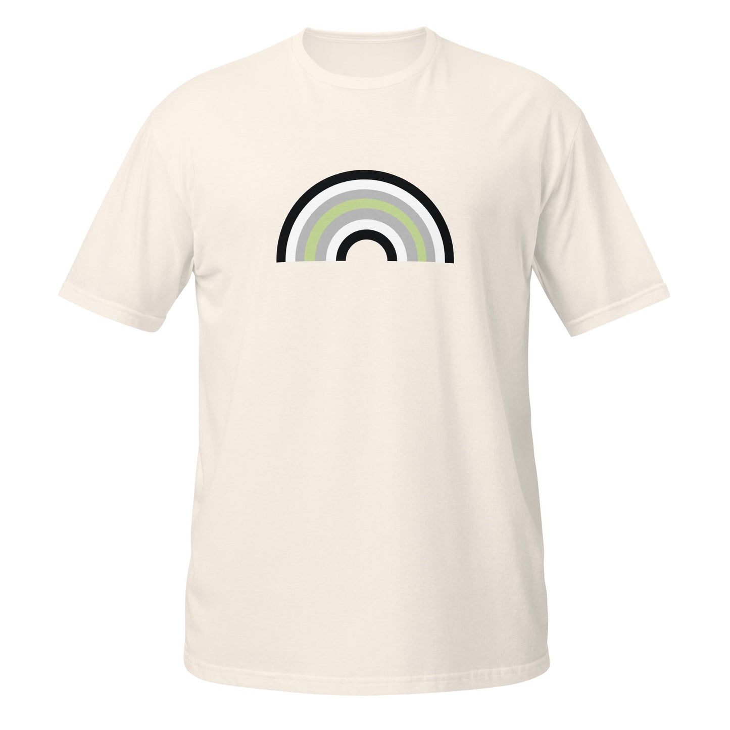 Agender Rainbow Arch Unisex Softstyle T-Shirt