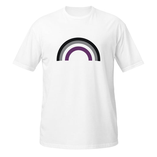 Asexual Rainbow Arch Unisex Softstyle T-Shirt