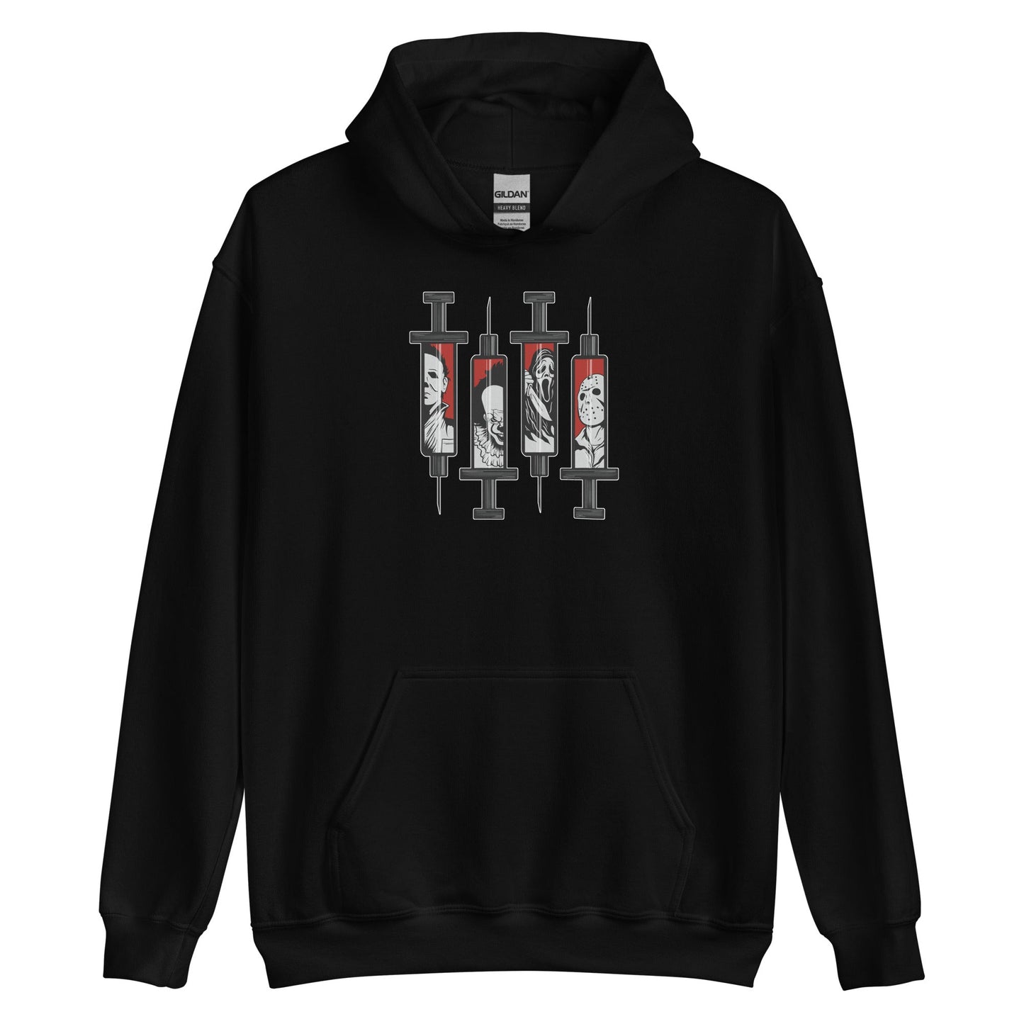 Horror Movie Syringes Hoodie
