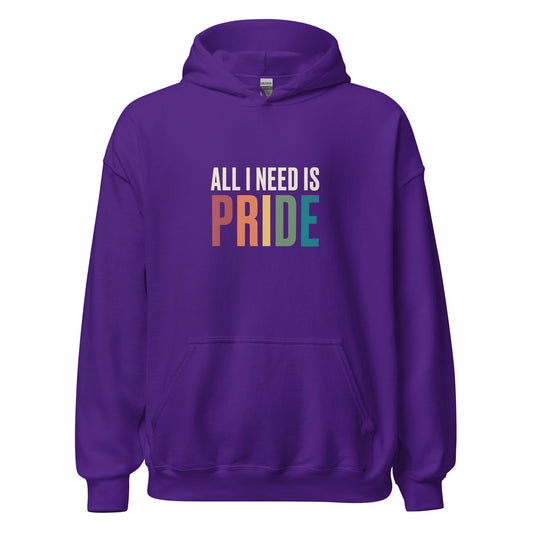 All I Need Is Pride Unisex Hoodie