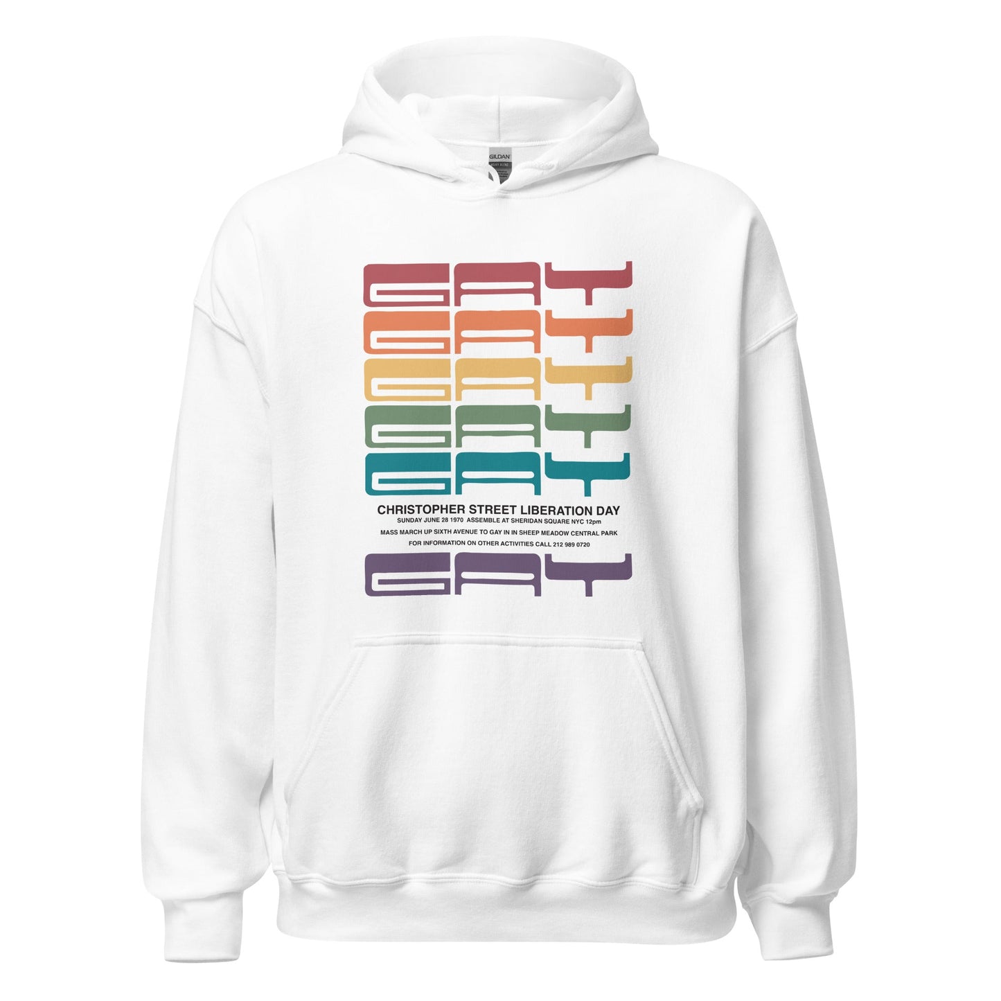 1970 Gay Liberation First March Unisex Hoodie