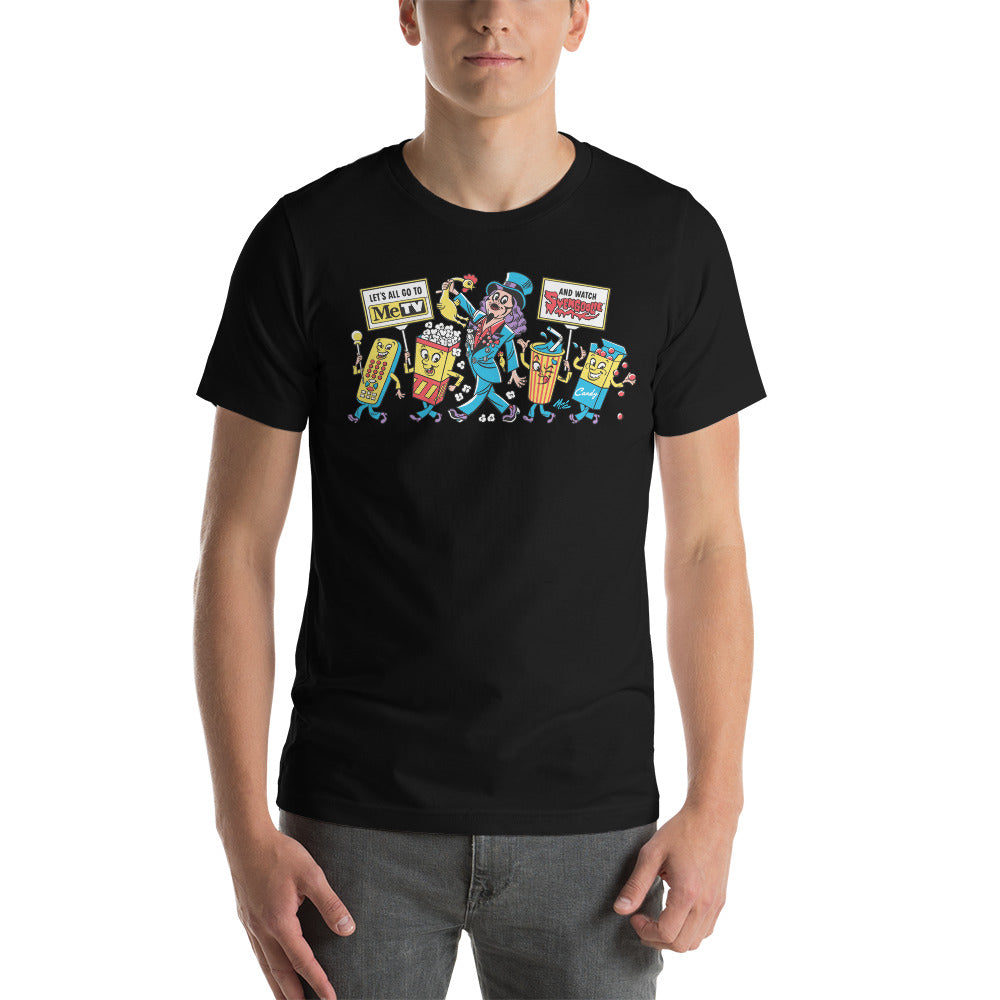 "Let's All Go" SvengoolieÂ® T-Shirt by Mitch O'Connell (2022 Series)