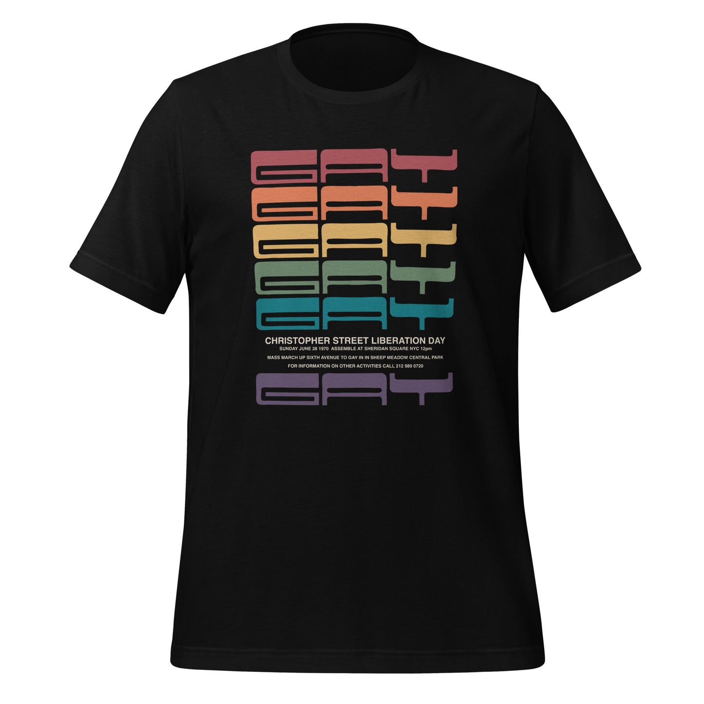 1970 Gay Liberation First March Poster Unisex T-Shirt
