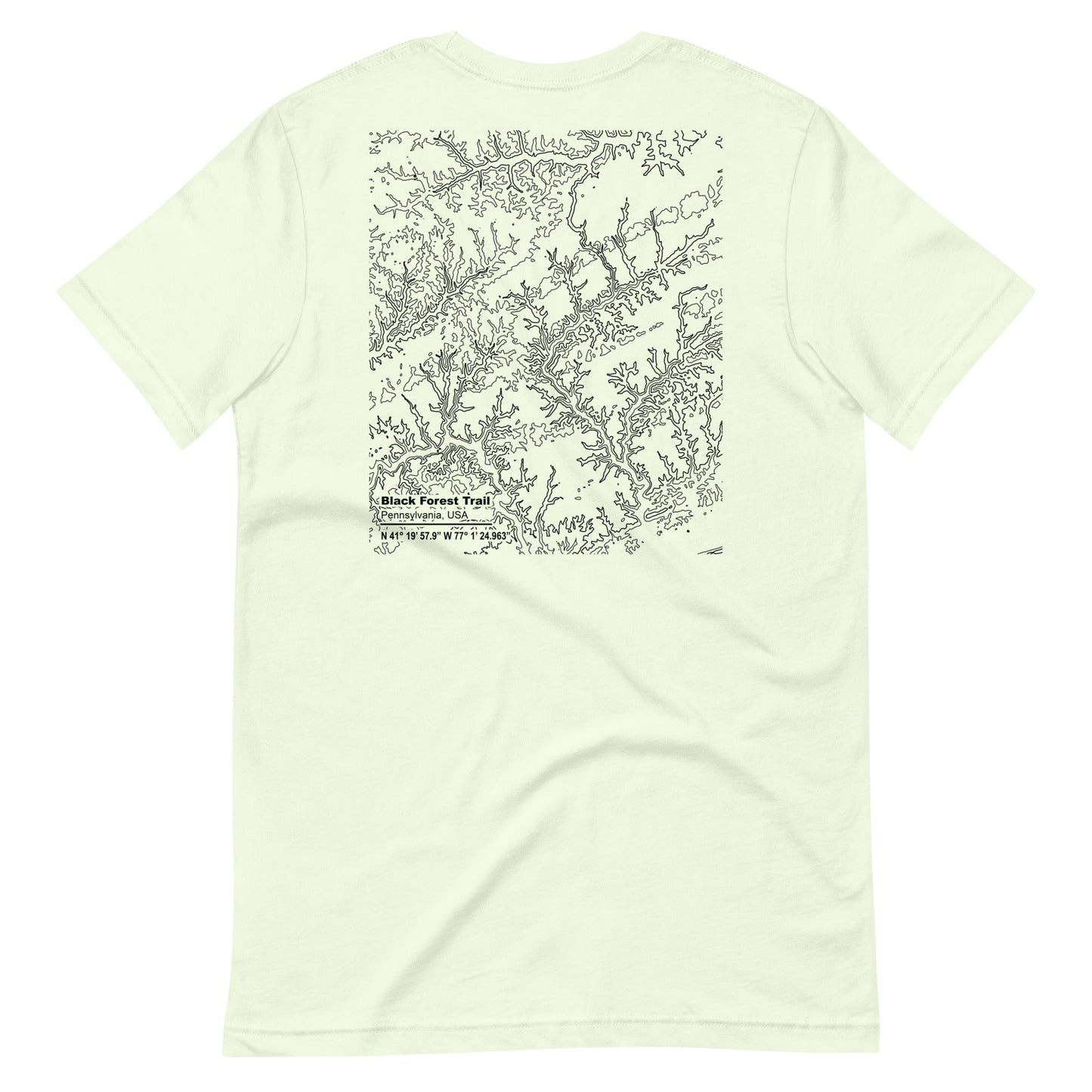 Black Forest Trail - Cursive - Unisex T-Shirt