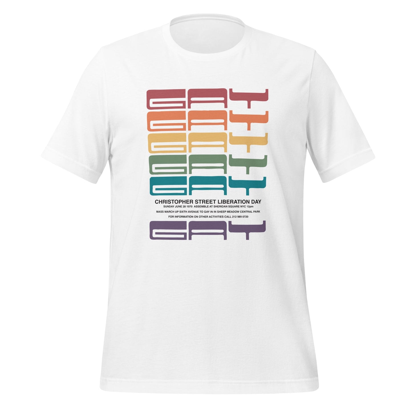 1970 Gay Liberation First March Poster Unisex T-Shirt
