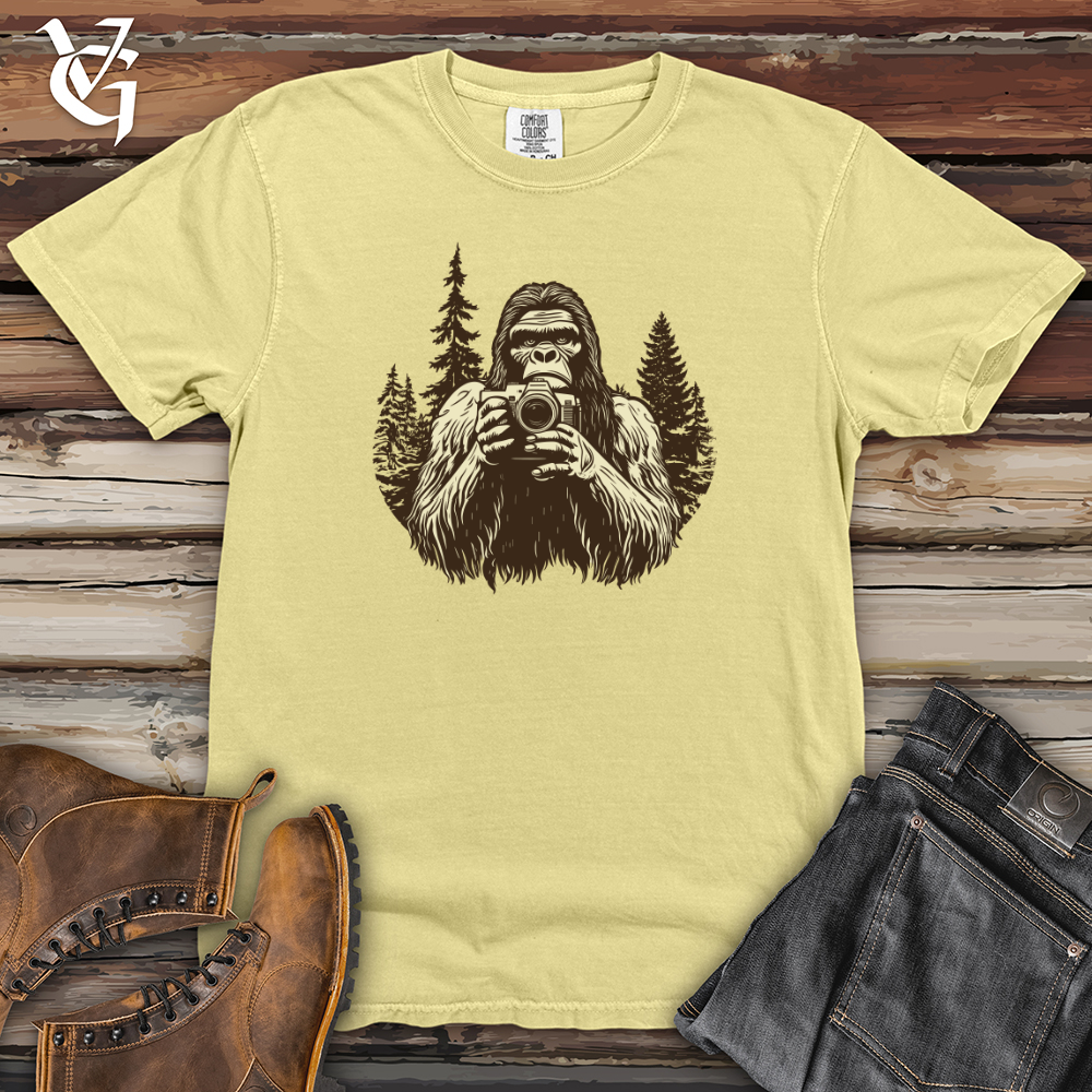 Sasquatch Capturing Snapshots Heavy Cotton Comfort Colors Tee