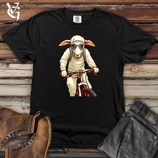 Sheep Pedal Power Cycle Tour Heavy Cotton Comfort Colors Tee