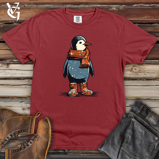 Vintage Snow Boot Penguin Heavy Cotton Comfort Colors Tee