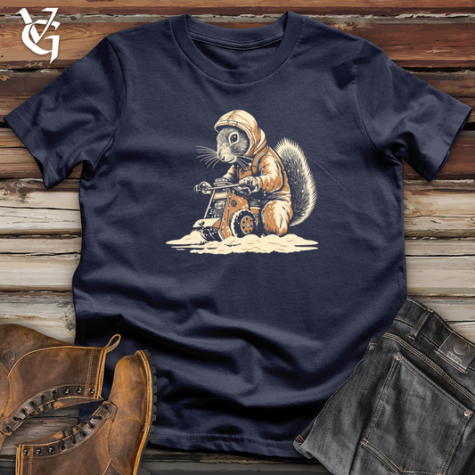 Vintage Snow Blower Squirrel Softstyle Tee
