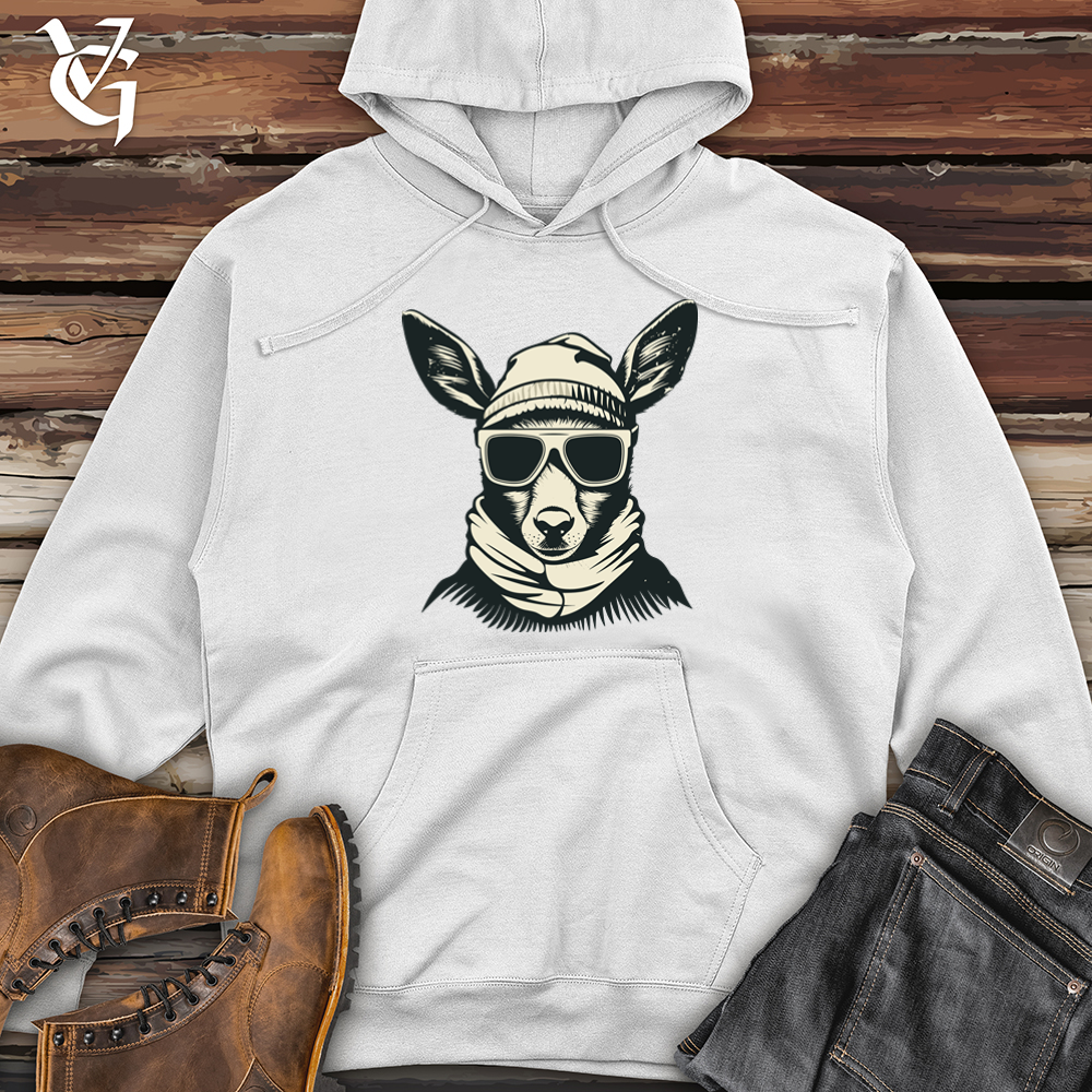 Vintage Ski Masked Buck Midweight Hooded Sweatshirt