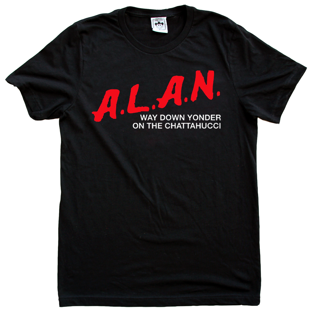 Way Down Yonder Black Unisex Tee