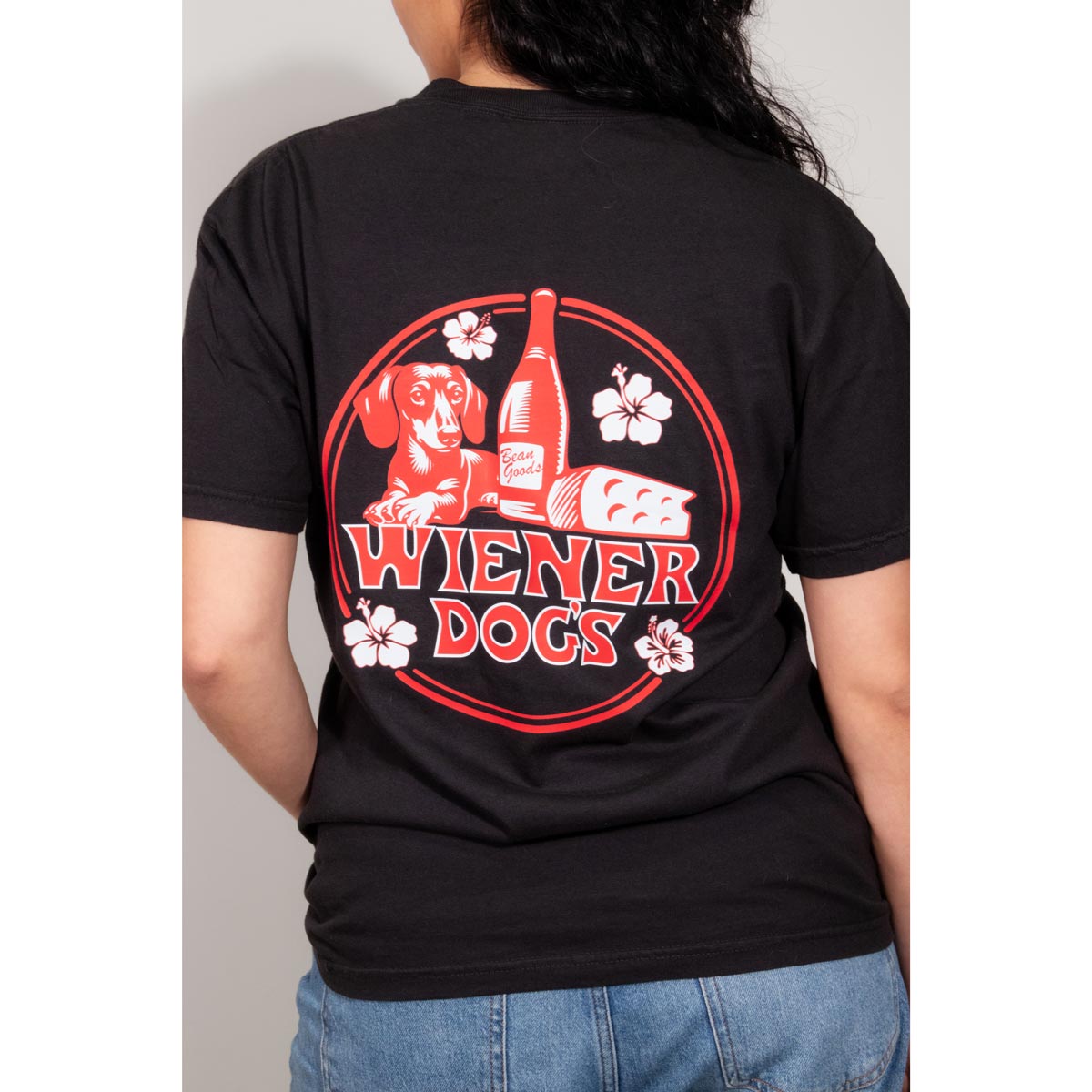 wiener dogÃ¢â‚¬â„¢s unisex tee | black