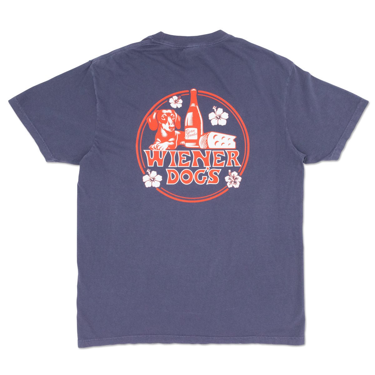 wiener dogÃ¢â‚¬â„¢s unisex tee | navy