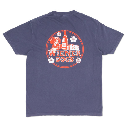 wiener dogÃ¢â‚¬â„¢s unisex tee | navy
