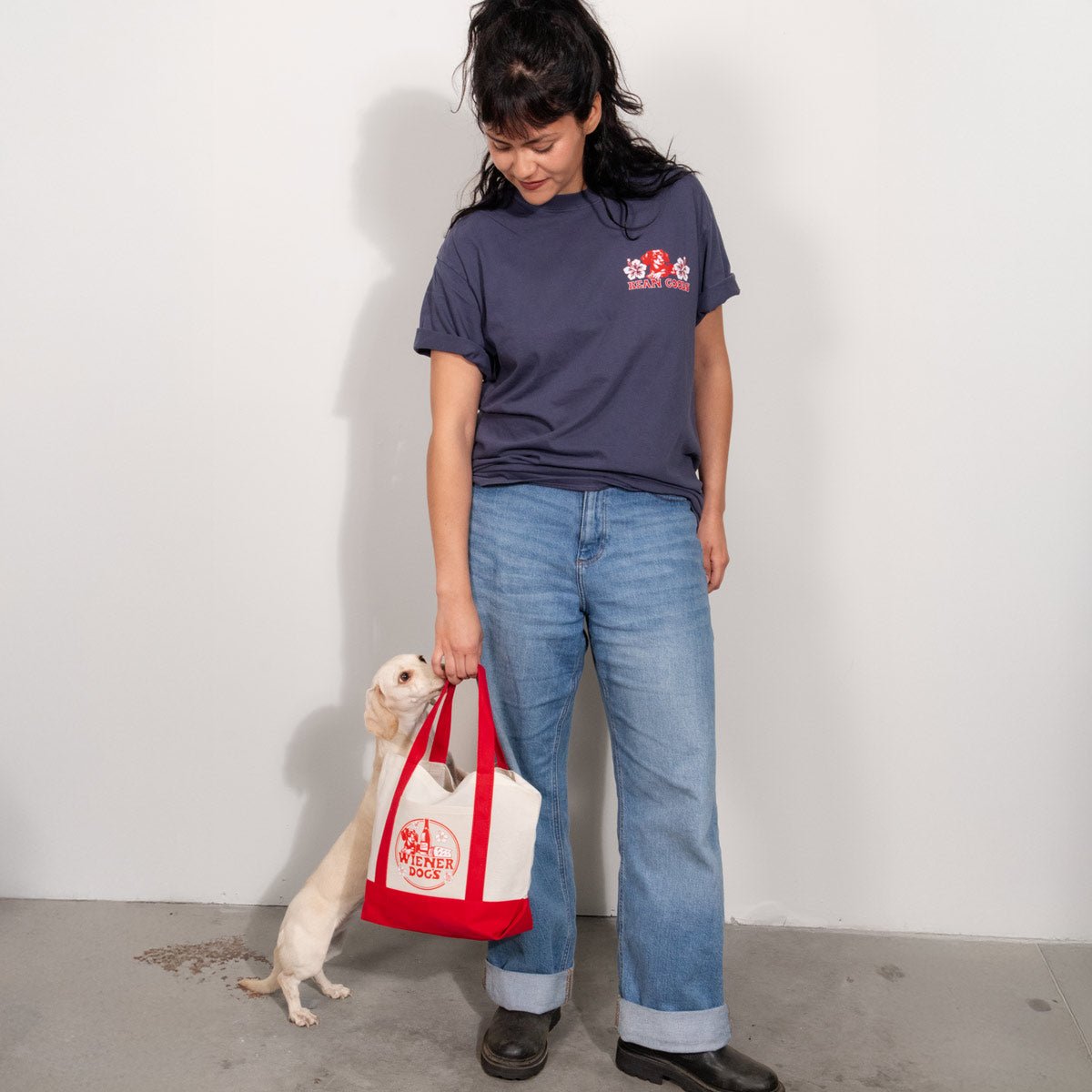 wiener dogÃ¢â‚¬â„¢s unisex tee | navy