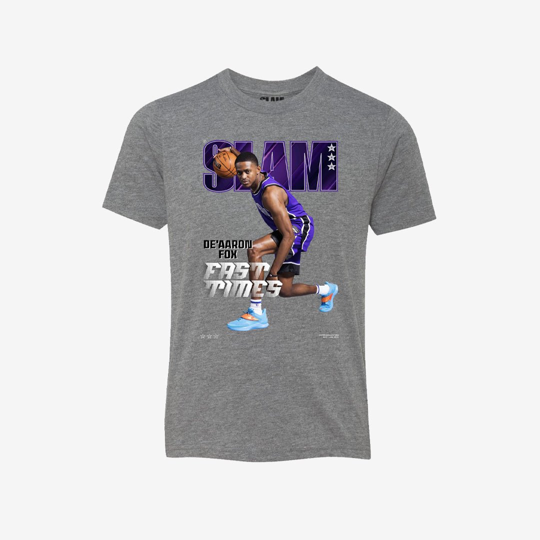 Youth SLAM Cover Tee - De'Aaron Fox (SLAM 253) Hoodie, Sweatshirt | VibeWeaveTees.com (Image 1)